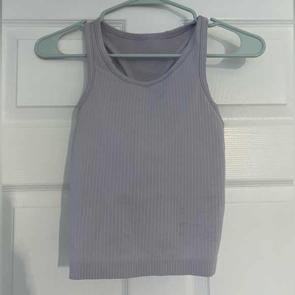 Lululemon Ebb to Street Cropped Racerback Tank Top - Picture 1 of 4